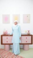 Kurung Moden Riani - Baby Blue