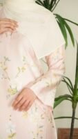 Kurung Pahang Tansilk - Baby Pink