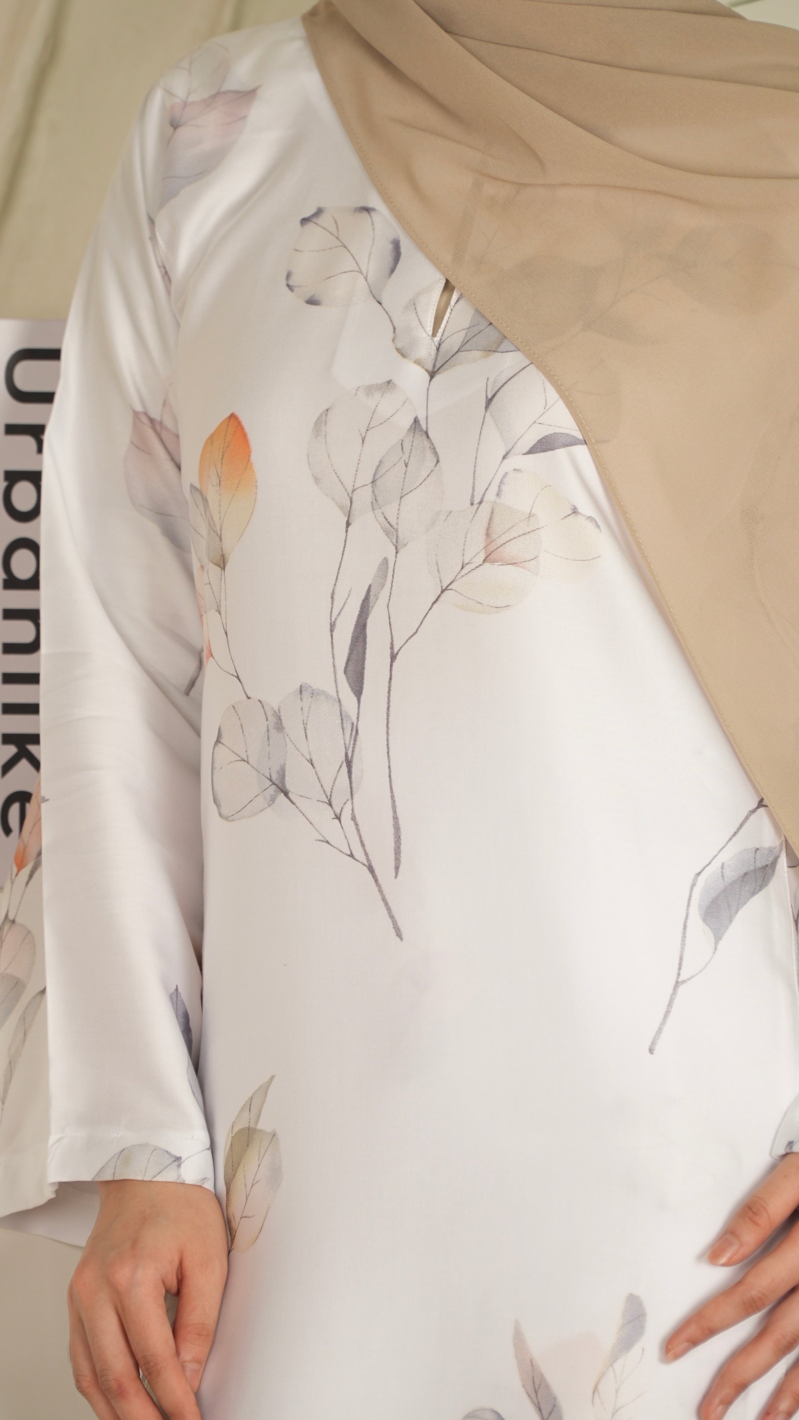 Kurung Pahang Tansilk - Bits of Orange