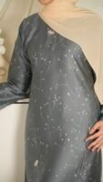 Kurung Pahang Tansilk - Bluish Grey