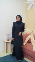 Kurung Moden Riani - Dark Blue