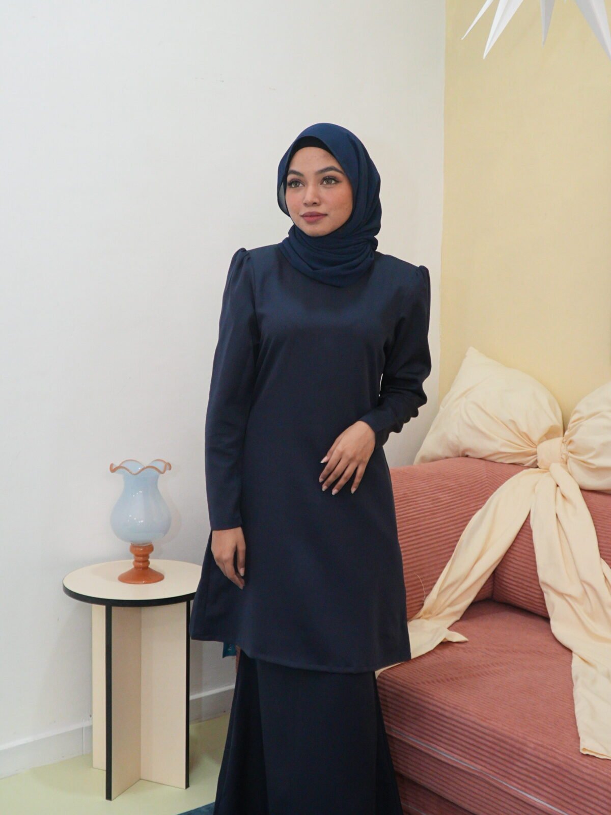Kurung Moden Riani - Dark Blue