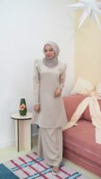 Kurung Moden Riani - Grey