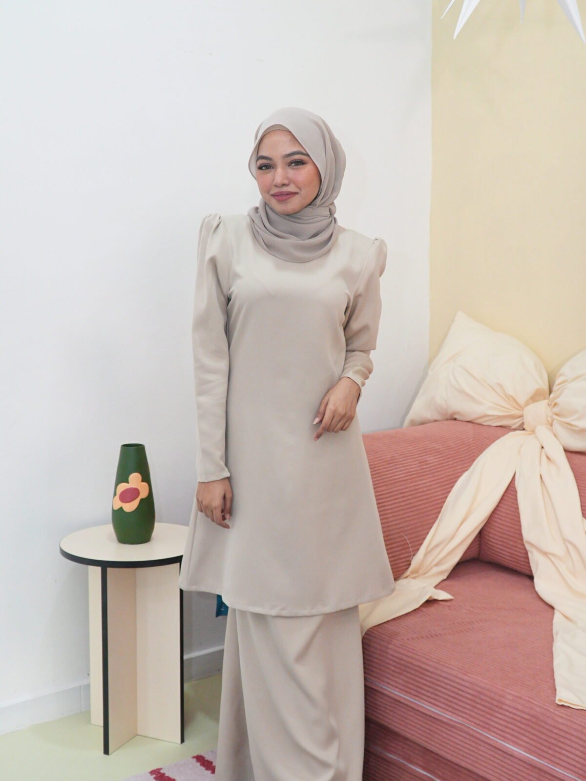 Kurung Moden Riani - Grey