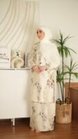 Kurung Pahang Tansilk - Rosy Yellow