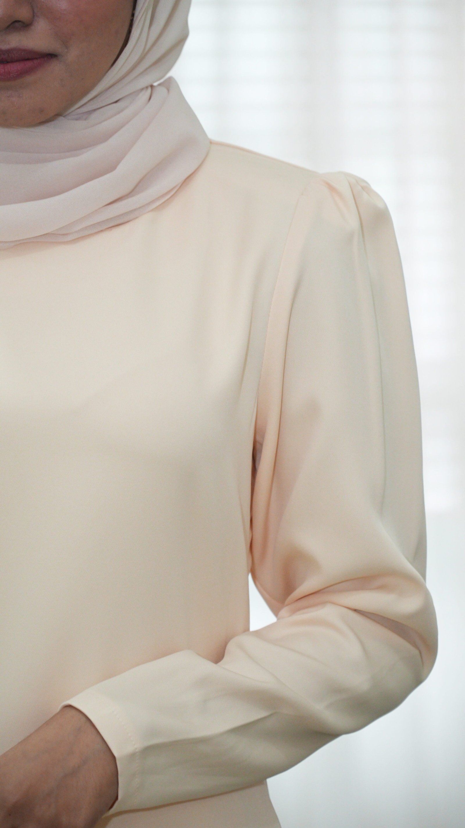 Kurung Moden Riani - Soft Yellow