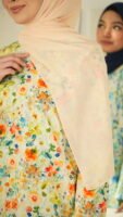 Kurung Pahang Rossa - Teratai Orange & Teratai Blue