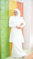 Kurung Moden Riani - White