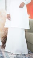 Kurung Moden Riani - White