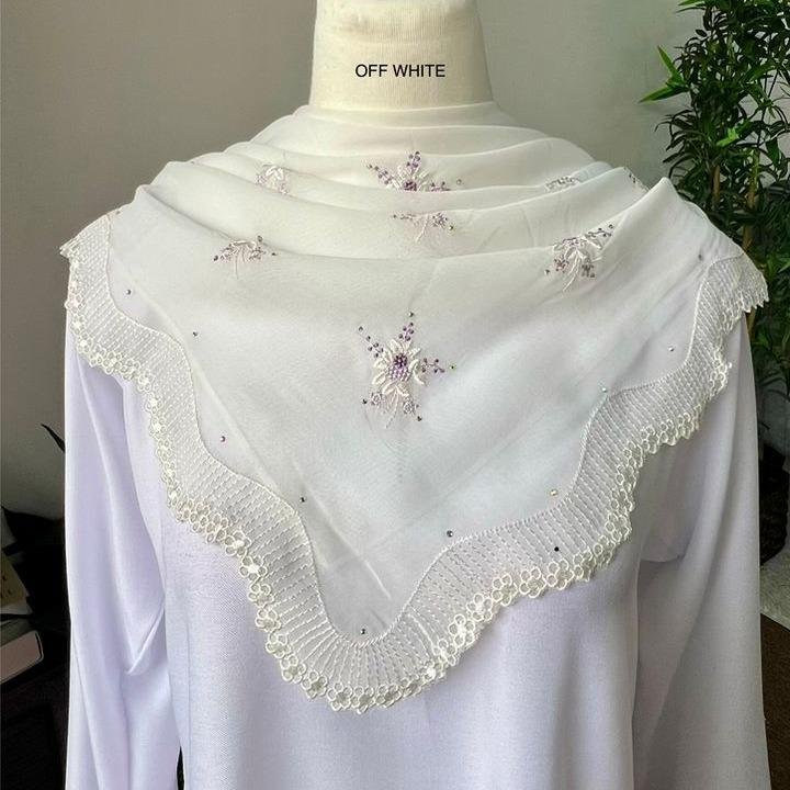 TUDUNG BAWAL SULAM KERAWANG DEENA