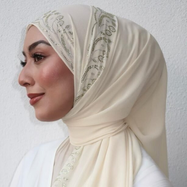 SELENDANG CHIFFON BATU TABUR