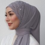 SELENDANG CHIFFON BATU TABUR