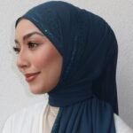 SELENDANG CHIFFON BATU TABUR